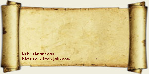 Dunja Bzeničanin vizit kartica